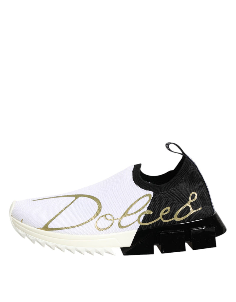 Dolce & Gabbana Sorrento Low Top Sneakers - Noir et Blanc