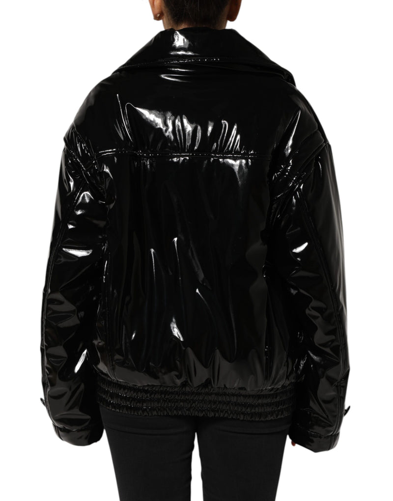 Dolce & Gabbana Black Quilted Puffer Jacket