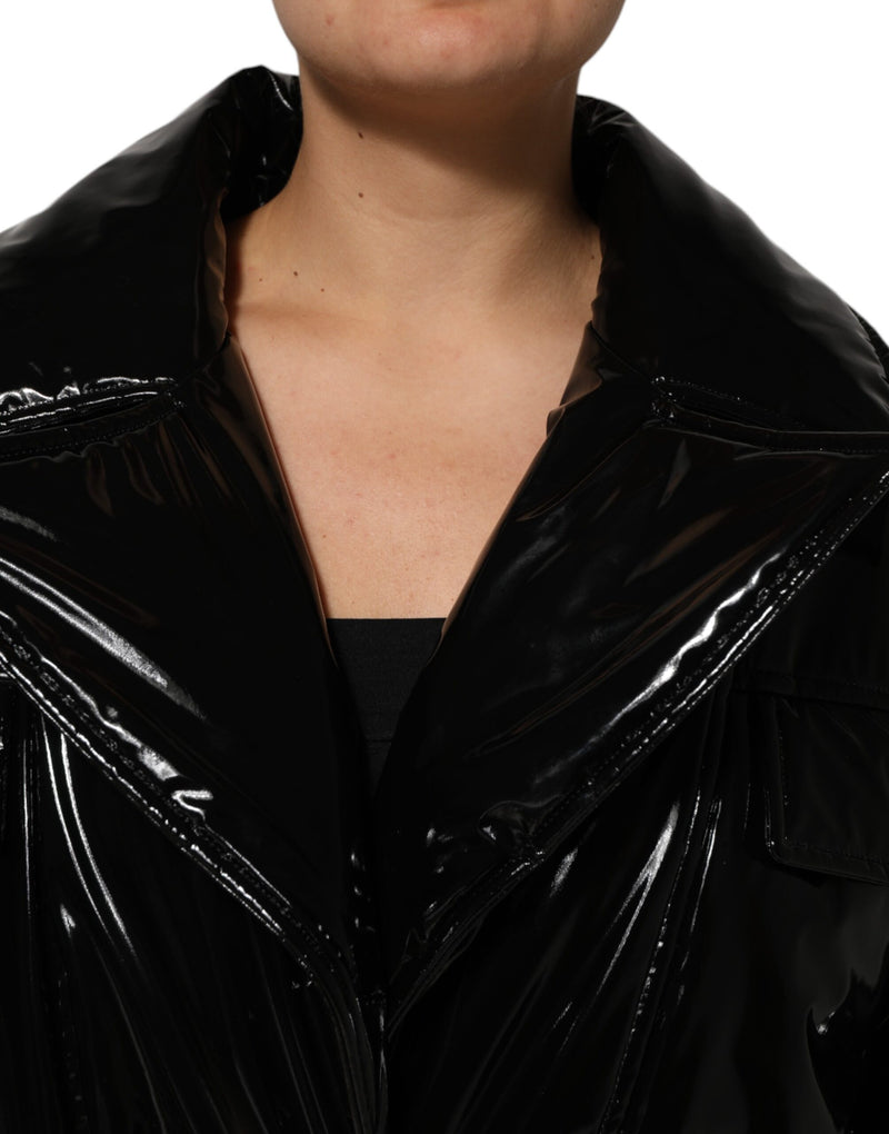 Dolce & Gabbana Black Quilted Puffer Jacket
