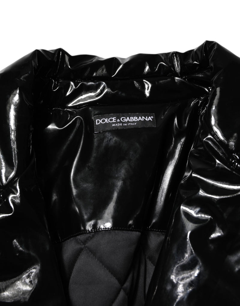 Dolce & Gabbana Black Quilted Puffer Jacket