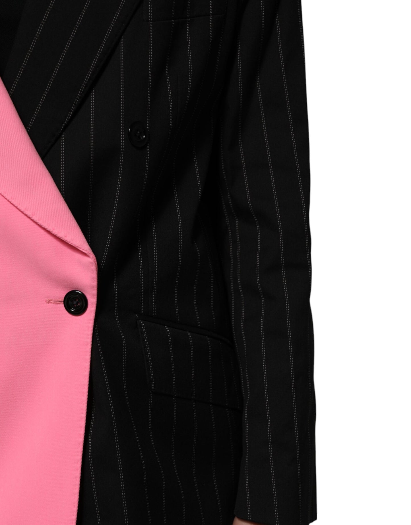 Veste-manteau multicolore à motifs patchwork et ornements de Dolce & Gabbana