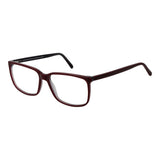 Andy Wolf Burgundy Unisex Glasses Frame - Chic Acetate Design