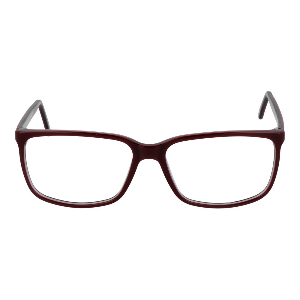 Andy Wolf Burgundy Unisex Glasses Frame - Chic Acetate Design