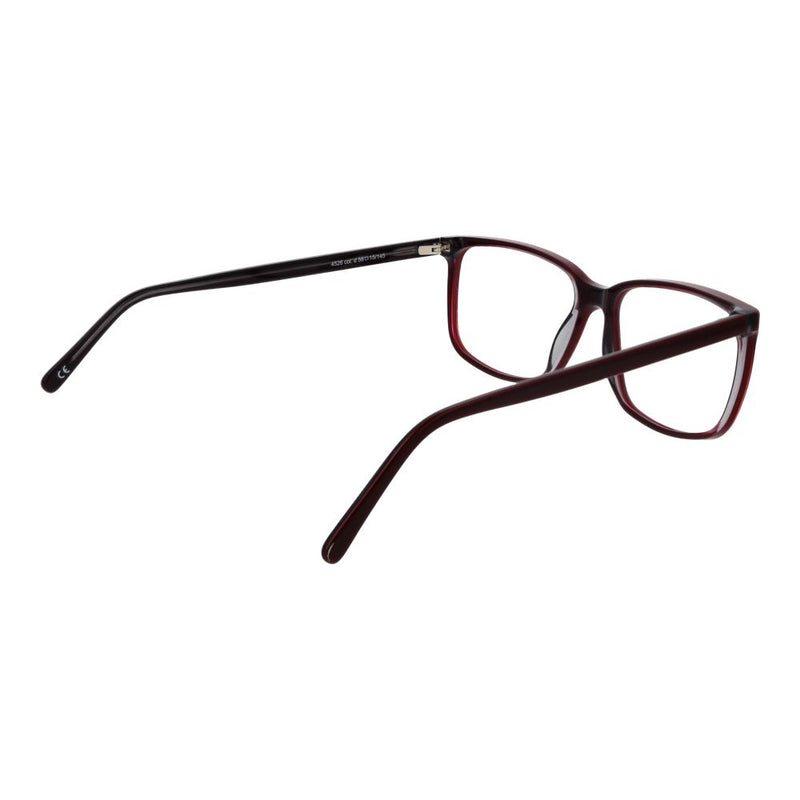 Monture de lunettes unisexes Andy Wolf Burgundy - Design en acétate chic