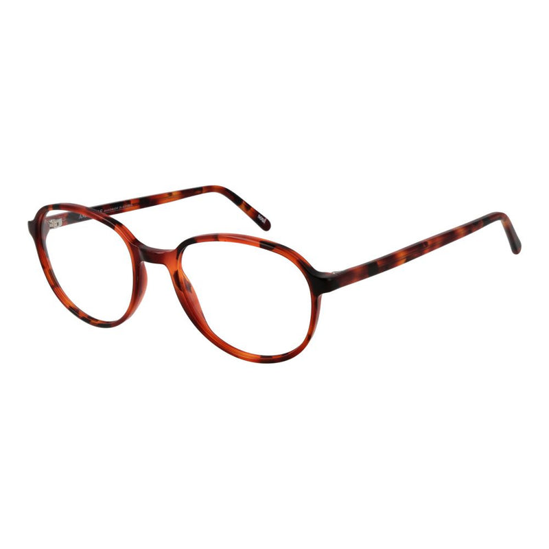 Andy Wolf Red Unisex Glasses Frame - Panto Style for Bold Looks