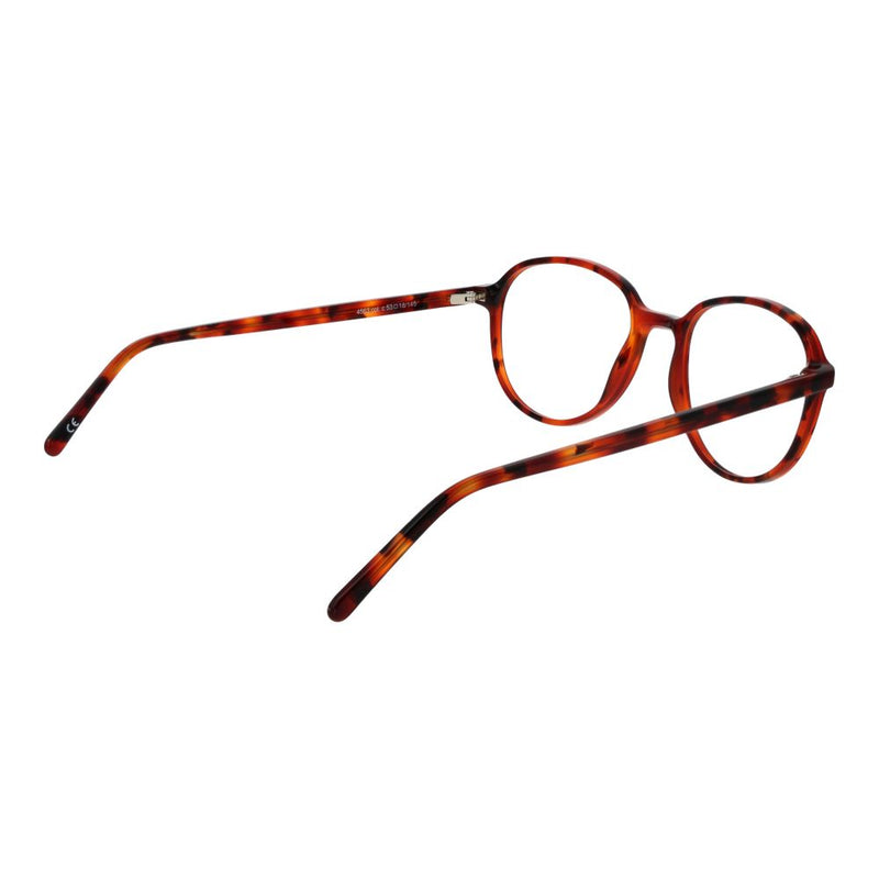 Andy Wolf Red Unisex Glasses Frame - Panto Style for Bold Looks