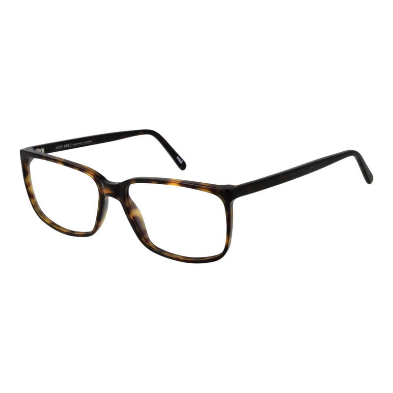 Monture de lunettes unisexes Andy Wolf en acétate marron - Élégante et durable