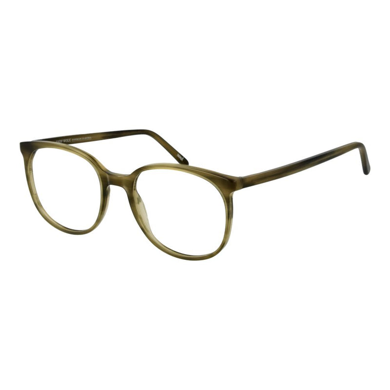 Andy Wolf Green Unisex Glasses Frame - Stylish Panto Design