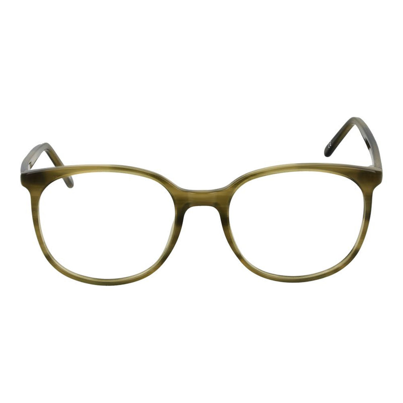 Andy Wolf Green Unisex Glasses Frame - Stylish Panto Design