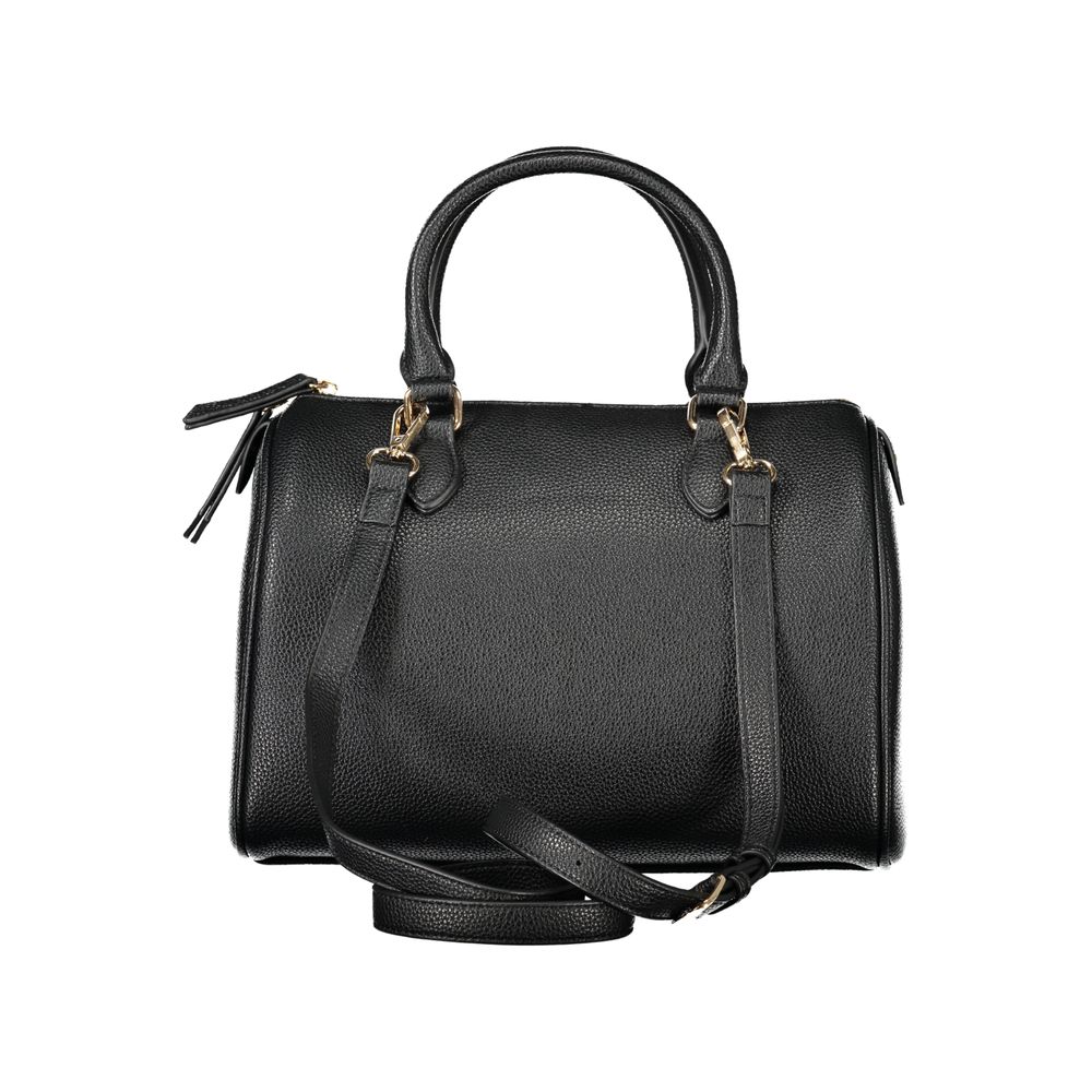 Mario Valentino Black Polyethylene Handbag for Women - Eco-Friendly Luxury