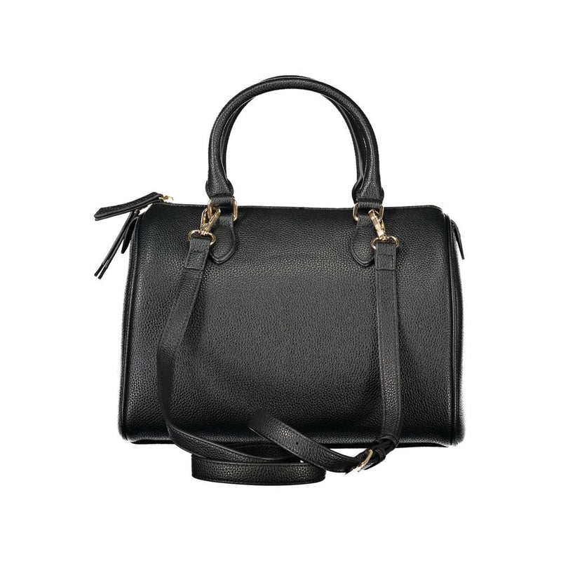 Mario Valentino Black Polyethylene Handbag for Women - Eco-Friendly Luxury