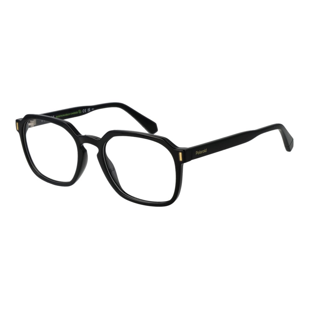 Monture de lunettes unisexes Polaroid noire - Élégante et durable