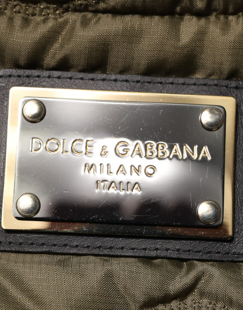 Veste matelassée en polyester multicolore et patchwork de Dolce & Gabbana