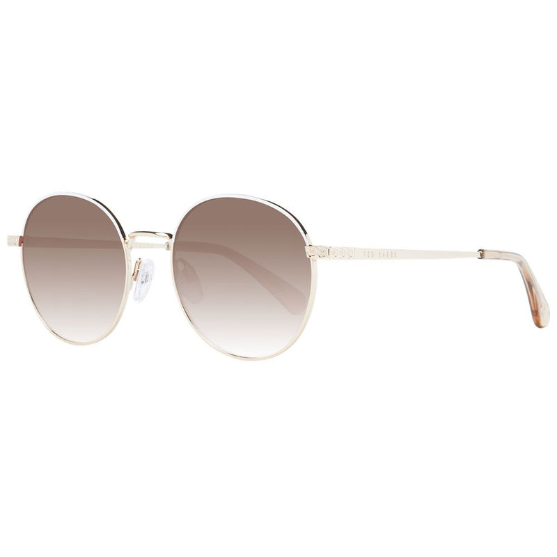 Ted Baker Gold Women Sunglasses - Stylish Gradient Lens Design