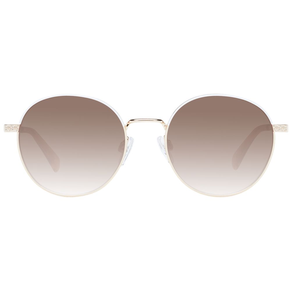 Lunettes de soleil Ted Baker Gold pour femmes - Verres dégradés élégants