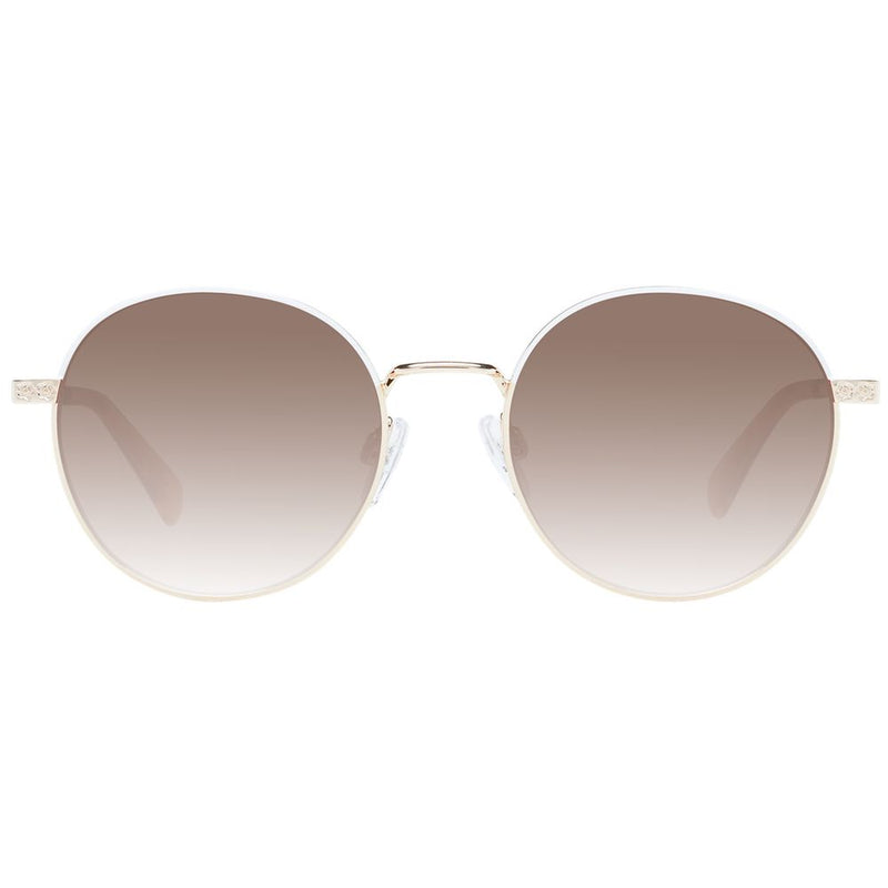Ted Baker Gold Women Sunglasses - Stylish Gradient Lens Design