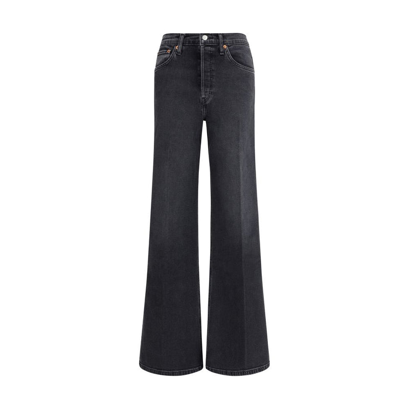 RE/DONE Wide Leg Jeans - High-Waisted Design for Women