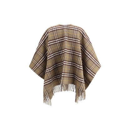Burberry Wool and cashmere Check Cape