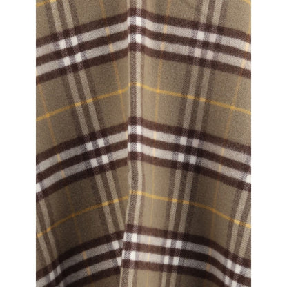 Burberry Wool and cashmere Check Cape