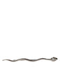 Dolce &amp; Gabbana Zilveren Messing Kristal Spilla Serpente Heren Broche Pin