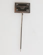 Dolce &amp; Gabbana Zilverkleurige Logo Plaque Revers Heren Accessoire Broche Pin