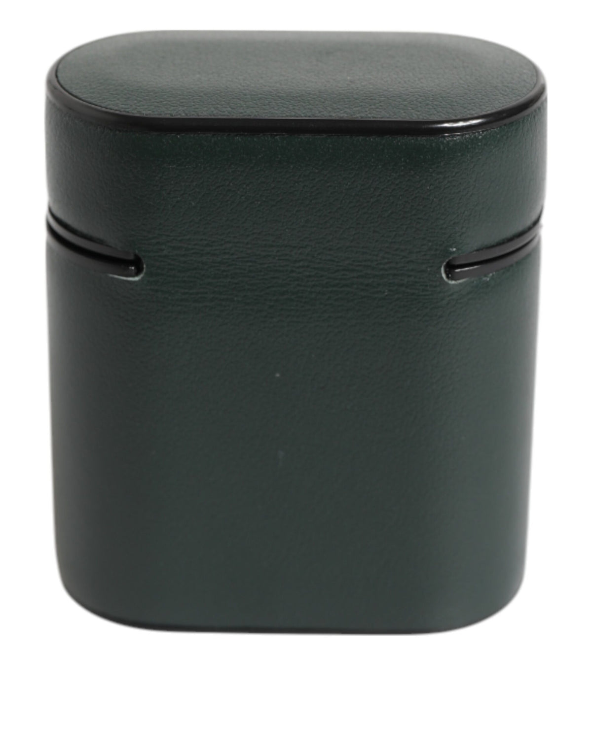 Étui à rabat en cuir noir avec logo Dolce &amp; Gabbana pour Airpods pour homme