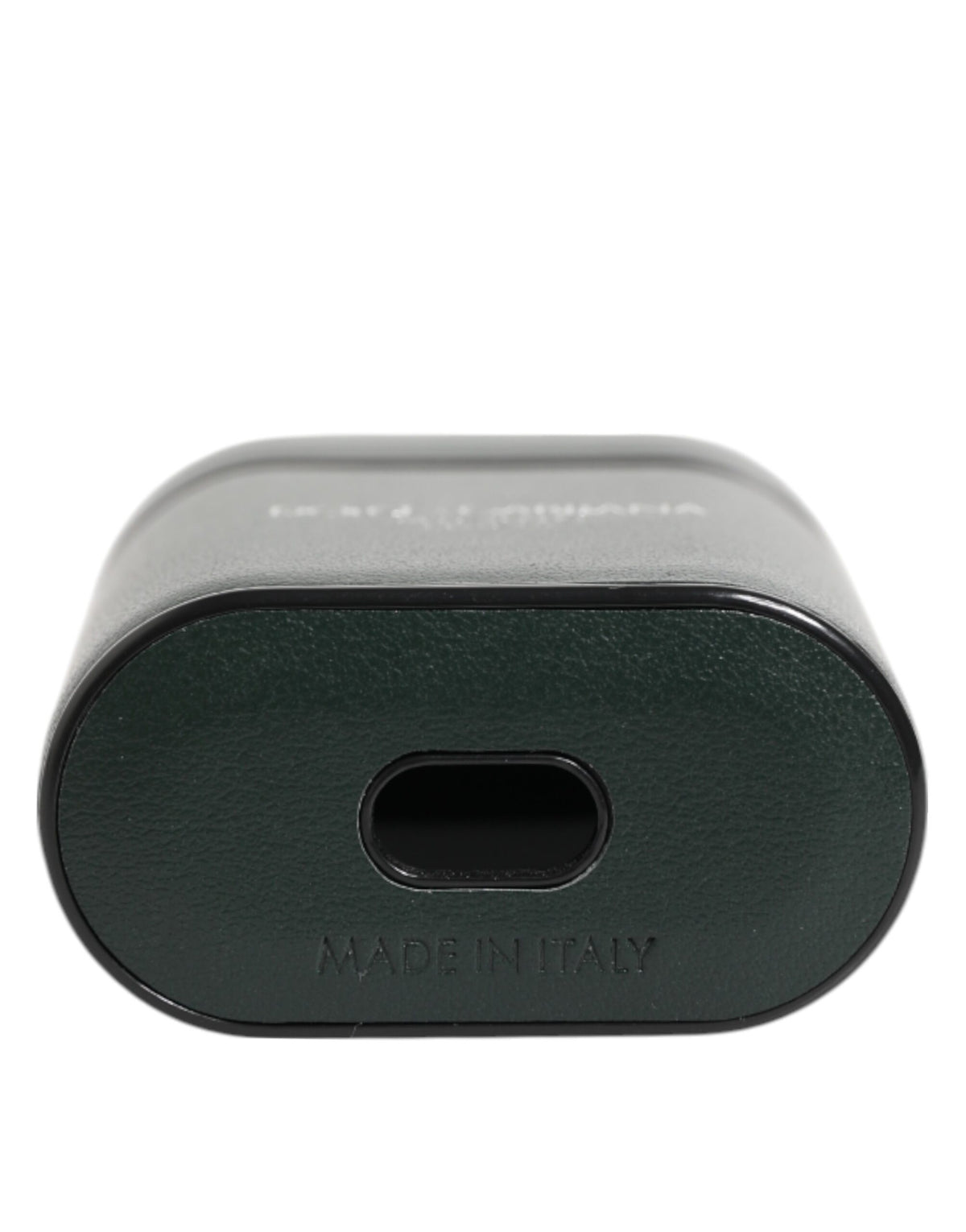 Étui à rabat en cuir noir avec logo Dolce &amp; Gabbana pour Airpods pour homme
