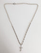 Dolce &amp; Gabbana Zilveren Messing Ketting Religieuze Kruis Hanger Ketting
