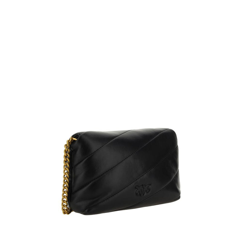 PINKO Love Baby Shoulder Bag - Élégant Design en Cuir de Veau