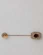 Broche de col en argent sterling ornée de strass Dolce &amp; Gabbana