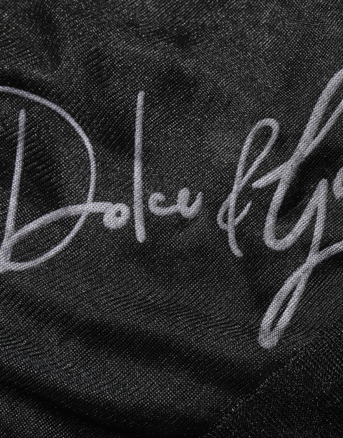 Pull en polyester noir à enfiler de Dolce &amp; Gabbana