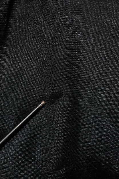 Dolce & Gabbana Black Polyester Pullover Sweatshirt Sweater