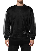 Pull en polyester noir à enfiler de Dolce &amp; Gabbana