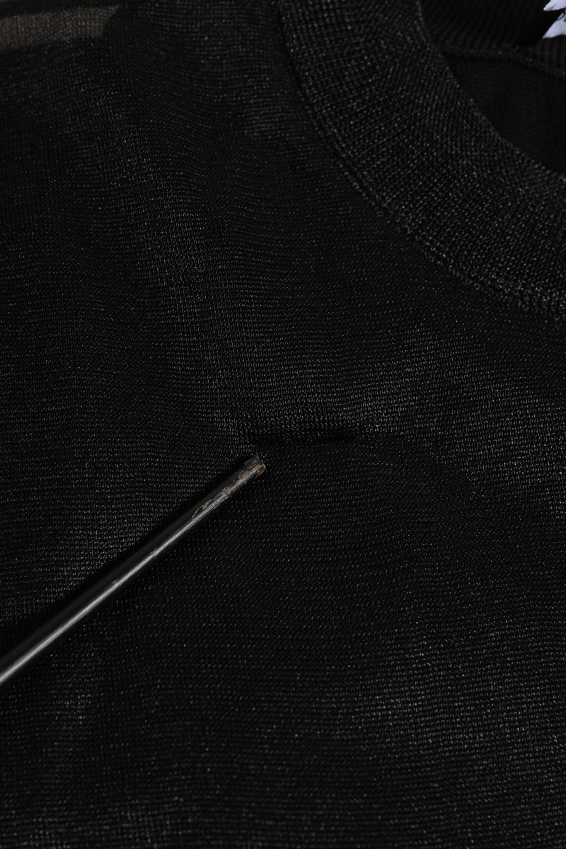 Dolce & Gabbana Black Polyester Pullover Sweatshirt Sweater