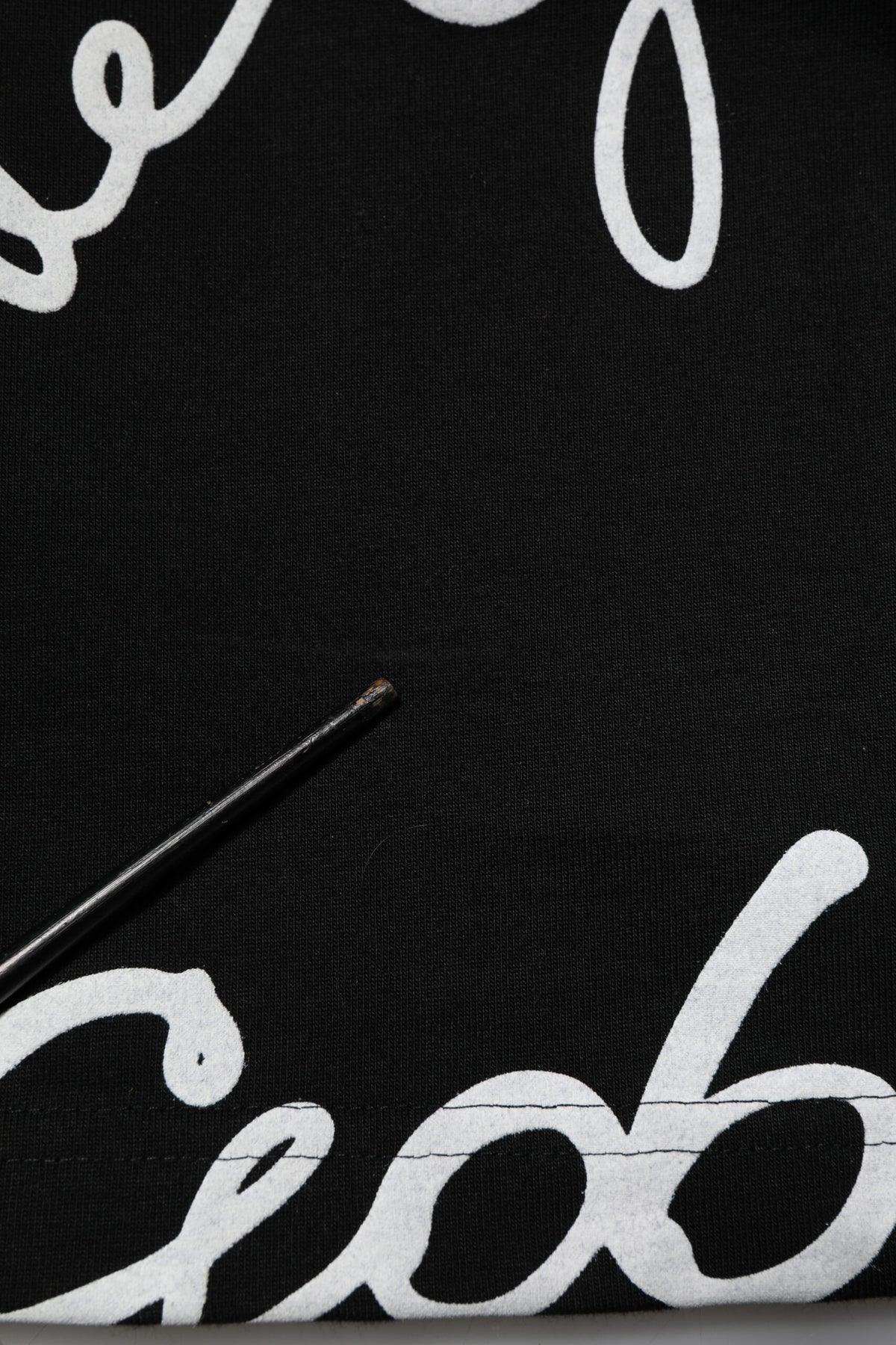 T-shirt Dolce &amp; Gabbana noir à col rond en coton imprimé logo