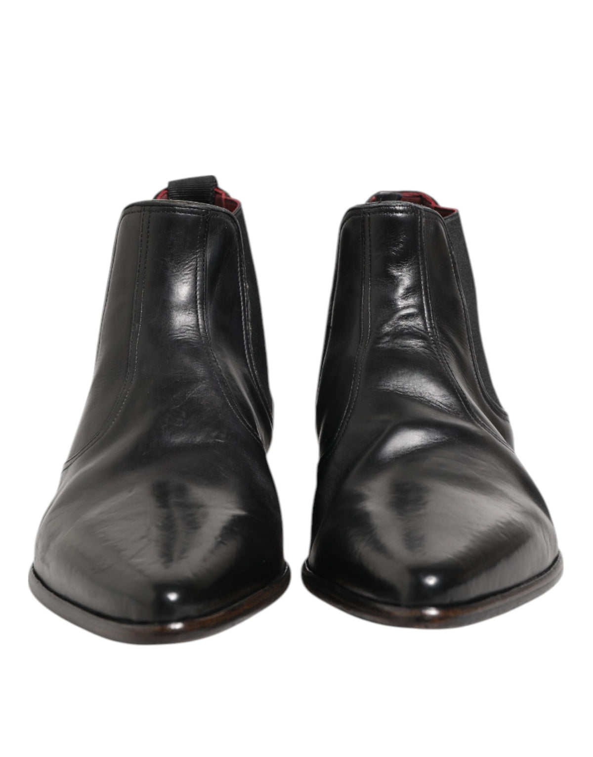 Dolce & Gabbana Raffaello Black Chelsea Ankle Boots for Men