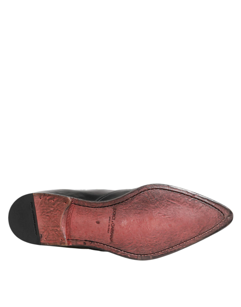 Dolce & Gabbana Raffaello Black Chelsea Ankle Boots for Men