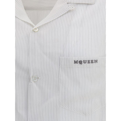 Chemise à fines rayures d'Alexander McQueen