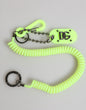 Dolce & Gabbana Green Springy Key Holder DG Logo Men's Keychain Keyring
