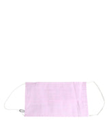 Dolce & Gabbana Masque en Coton Rose avec Élastiques Logo