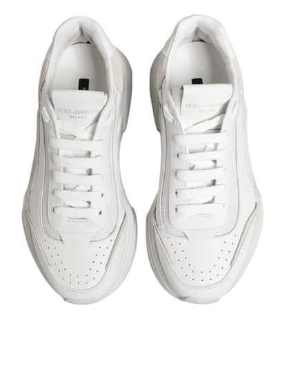 Dolce & Gabbana White Daymaster Low Top Men Sneakers Shoes