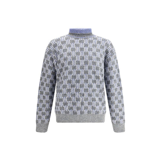 Pull à col montant à motifs graphiques de Giorgio Armani