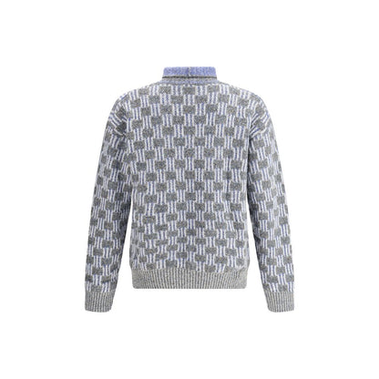 Pull à col montant à motifs graphiques de Giorgio Armani