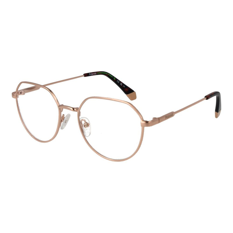 Polaroid Gold Unisex Glasses Frame - Stylish Eyewear