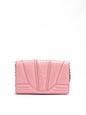 Sac Ferrari Pink GT en cuir verni avec chaîne