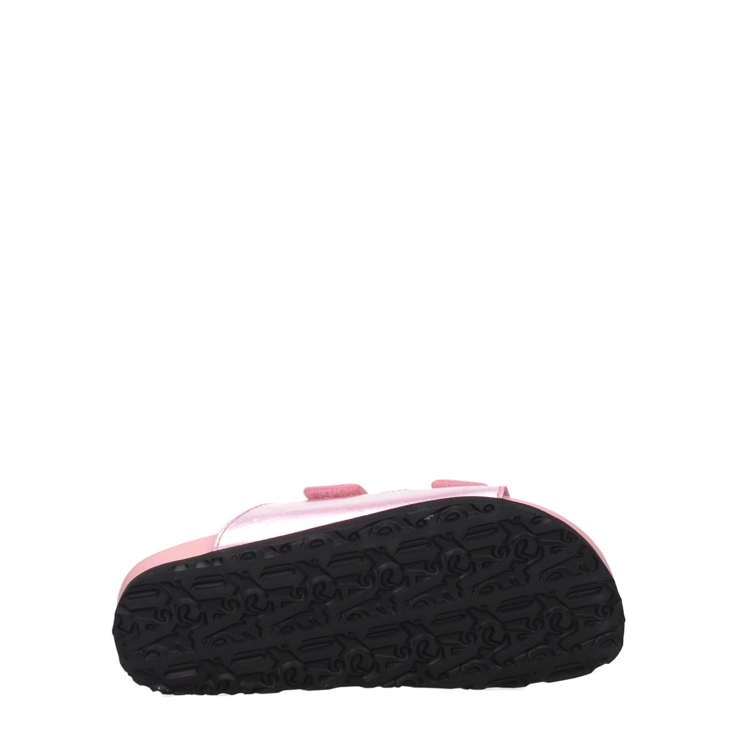 Palm Angels Roze Lederen Slippers Sandalen
