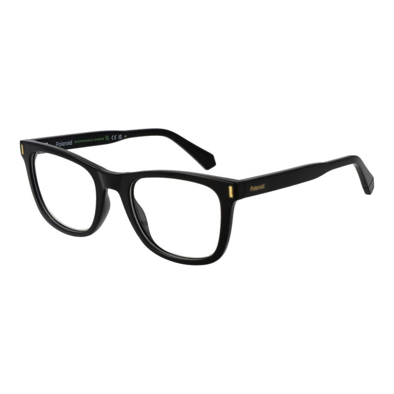 Polaroid Black Unisex Glasses Frame - All-Day Comfort and Style