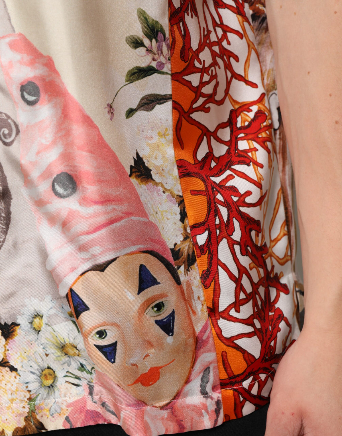 Chemise hawaïenne décontractée multicolore à imprimé coquillages de Dolce &amp; Gabbana