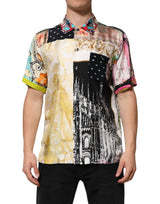 Chemise décontractée à boutons multicolores à imprimé de Dolce &amp; Gabbana