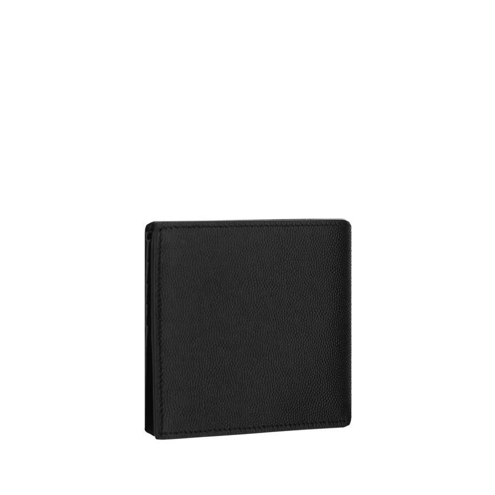 Portefeuille en cuir Saint Laurent